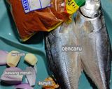 Gambar langkah 1 resipi Cencaru Bakar Simple.