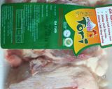 Hình bước làm 1 của món Gà hấp cải bẹ xanh