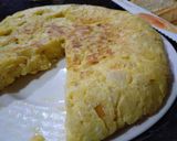 Foto del paso 5 de la receta Tortilla de bacalao con patatas