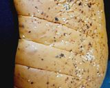A picture of step 1 of Peri Peri cheese loaf.