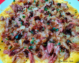 Foto del paso 8 de la receta: Tortilla abierta de pato y cebolla caramelizada al Pedro Ximénez