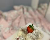 Foto langkah ke 4 dari resep Mochi strawberry (ichigo daifuki) mochi jepang ✨.