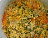 A picture of step 4 of Egusi soup.