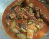 Foto langkah ke 4 dari resep Terong petai kuah bumbu balado.