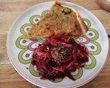 Une image de l'étape 2 de Tarte à l'oignon courgettes.