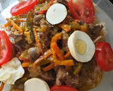 Foto del paso 7 de la receta: Arroz con carne verduras salteadas al curry