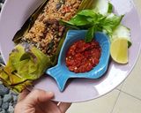 Foto langkah ke 5 dari resep 36.Nasi Bakar Cumi Rica Kemangi 🦑🌶🍃🤤.