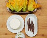 A picture of step 1 of Baked Zucchini Flowers with Buffalo Ricotta.