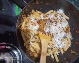 A picture of step 3 of Vegetable pasta.