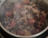 Foto del paso 5 de la receta: Arroz con frejoles negros y guiso de carne
