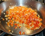 A picture of step 2 of Cauliflower Rice with Sautéed Vegetables.