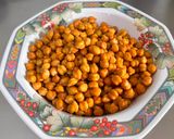 A picture of step 1 of Protein Power Chickpea Appes with Coconut Peanut Chutney (Kala chana breakfast).
