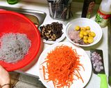 Hình bước làm 2 của món Lòng gà - trứng non xào miến 😋😋 Đảm bảo ăn là ghiền