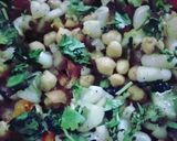 A picture of step 2 of Chana chaat.
