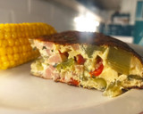 Foto del paso 4 de la receta: Tortilla de pencas de acelga y jamón