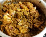 A picture of step 5 of Curryleaves Mutton Curry.