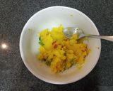 A picture of step 1 of Potato Bread Pakora.
