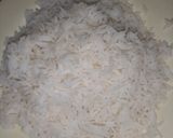 A picture of step 1 of Dal fry fried bhindi papad and plain rice.