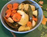 Une image de l'étape 13 de Marinade au cognac moutarde, herbes, épices et légumes (pour gibier).