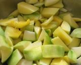 A picture of step 2 of Raw Mango Tangy balls Mukhwas.