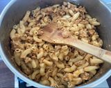 Pirított Baconos rakott tészta pulykamellel recept fázis 3 fotója