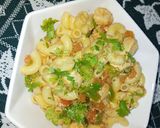 A picture of step 9 of Tikka Masala Capsicum Macaroni.