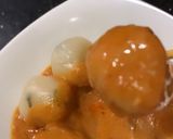 Foto langkah ke 7 dari resep Cilok (baso aci) bumbu kacang.