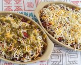 A picture of step 3 of Nachos with Meat.