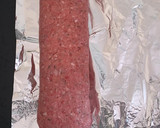 Foto del paso 4 de la receta: Rollo de carne con bacon y queso