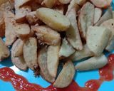 Foto langkah ke 4 dari resep Potato Wedges.