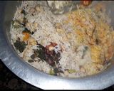 A picture of step 3 of Degi style Chana pulao.