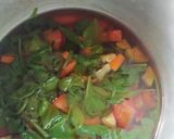 A picture of step 1 of Mixed vegetables soup.