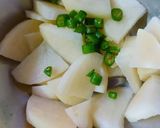 A picture of step 1 of Samak Rice Pulao.