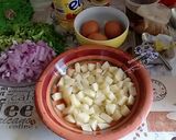 Une image de l'étape 1 de Gratin aux légumes.