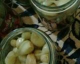 عکس مرحله 1 از دستور ترشی سیر سفید