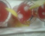 A picture of step 3 of Pomegranate appy fizz.