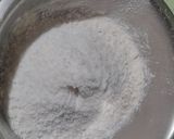 A picture of step 4 of Eggless Coconut And Custard Cake.