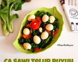 Foto langkah ke 5 dari resep 569. Ca Sawi Telur Puyuh.