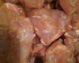 A picture of step 1 of Chicken Tikka boti.