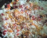 Fűszeres mexikói rizs sült csirkecombbal recept fázis 3 fotója