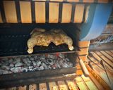 Foto del paso 4 de la receta: Pollo de corral al carbón con patatas