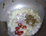 A picture of step 2 of Mooli Shaljum Ke Bhujia.
