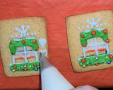 Foto del paso 13 de la receta: Casita de galletas de jengibre 🎅😉!