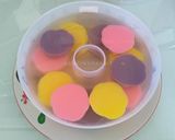 Foto langkah ke 4 dari resep (2.21) Puding Kaca Bunga.