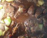 A picture of step 8 of Chayote with Beef #mymama'srecipe#authormarathon#.