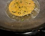 A picture of step 6 of Crispy Masala Puri with Vegetable Methi.