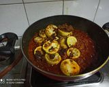 A picture of step 27 of Lauki Tikka Masala.