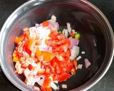 A picture of step 1 of Moong sprouts salad.