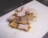 A picture of step 5 of Braised Pork belly and sweet potato with tomato.