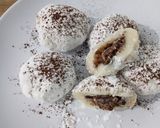 Foto langkah ke 5 dari resep Mochi Wafer Caramel (tanpa tepung ketan).